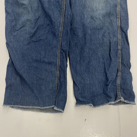 Vintage 60s Red Camel Dark Workwear Carpenter Jeans 40x24 - Picture 2 of 6